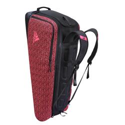 360°B7 9 Racket Bag Black / Shock Red