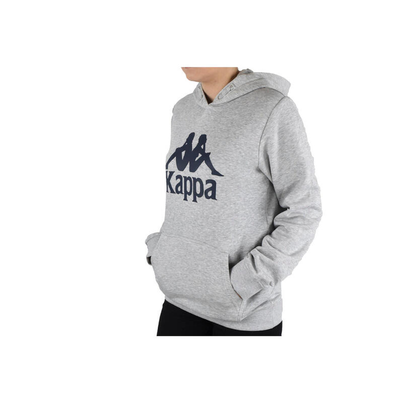 Kappa Taino Kids Hoodie, chłopięca bluza, szara