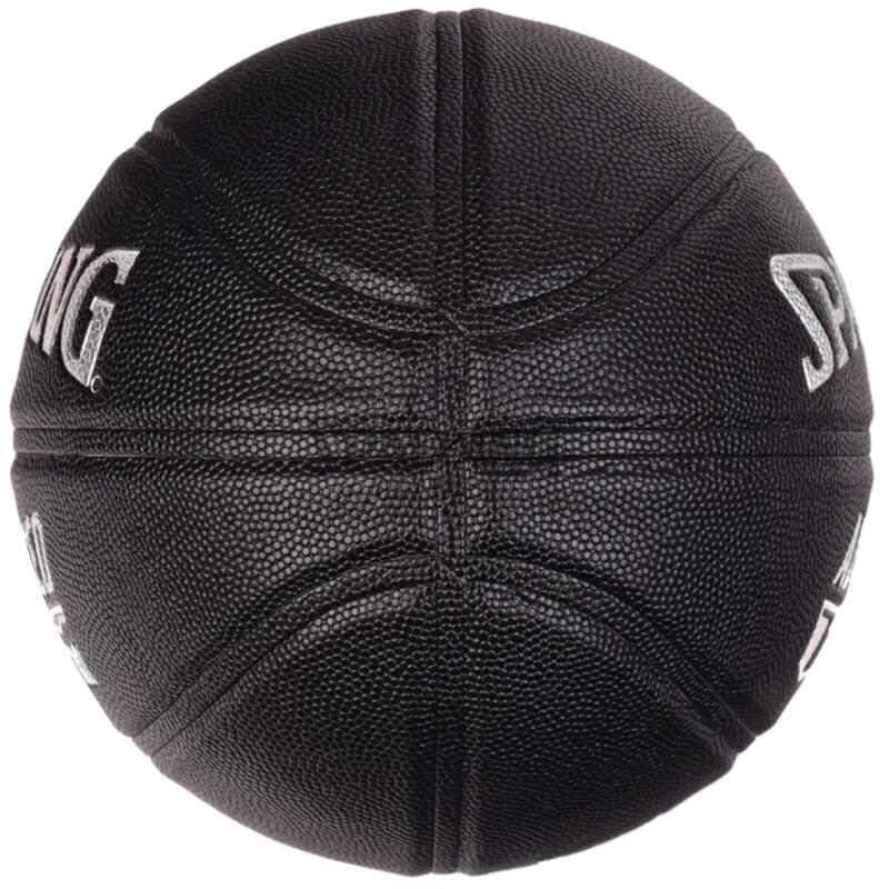 Balón Baloncesto interior y exterior Spalding Control Avanzado del Agarre NEGRO