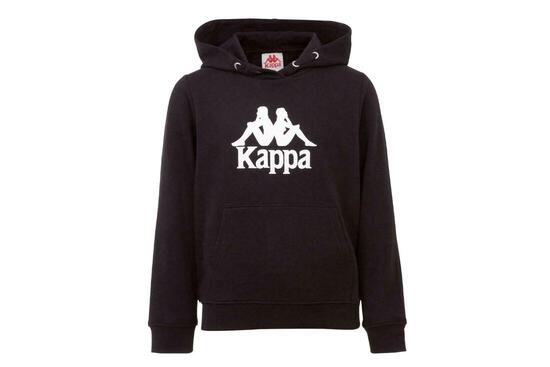 Kappa Taino Kids Hoodie, Garçon, Fitness, pulls molletonnés, noir