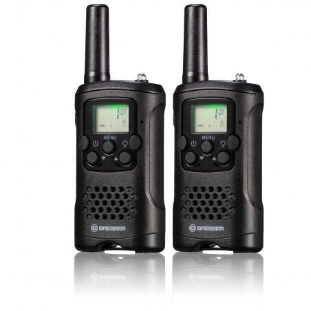 Juego de 2 Walkie-talkies con gran Alcance hasta 6 km y Función de Manos libres