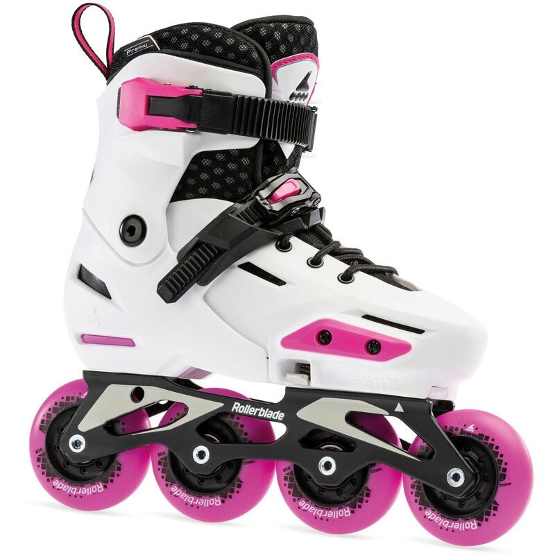 Rolki Freeride Dziecięce Rollerblade Apex G White Pink  29-32
