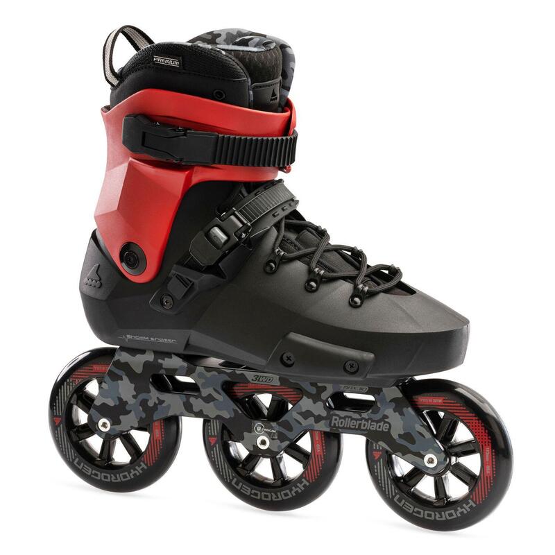 Patines unisex TWISTER 110 negros Rollerblade