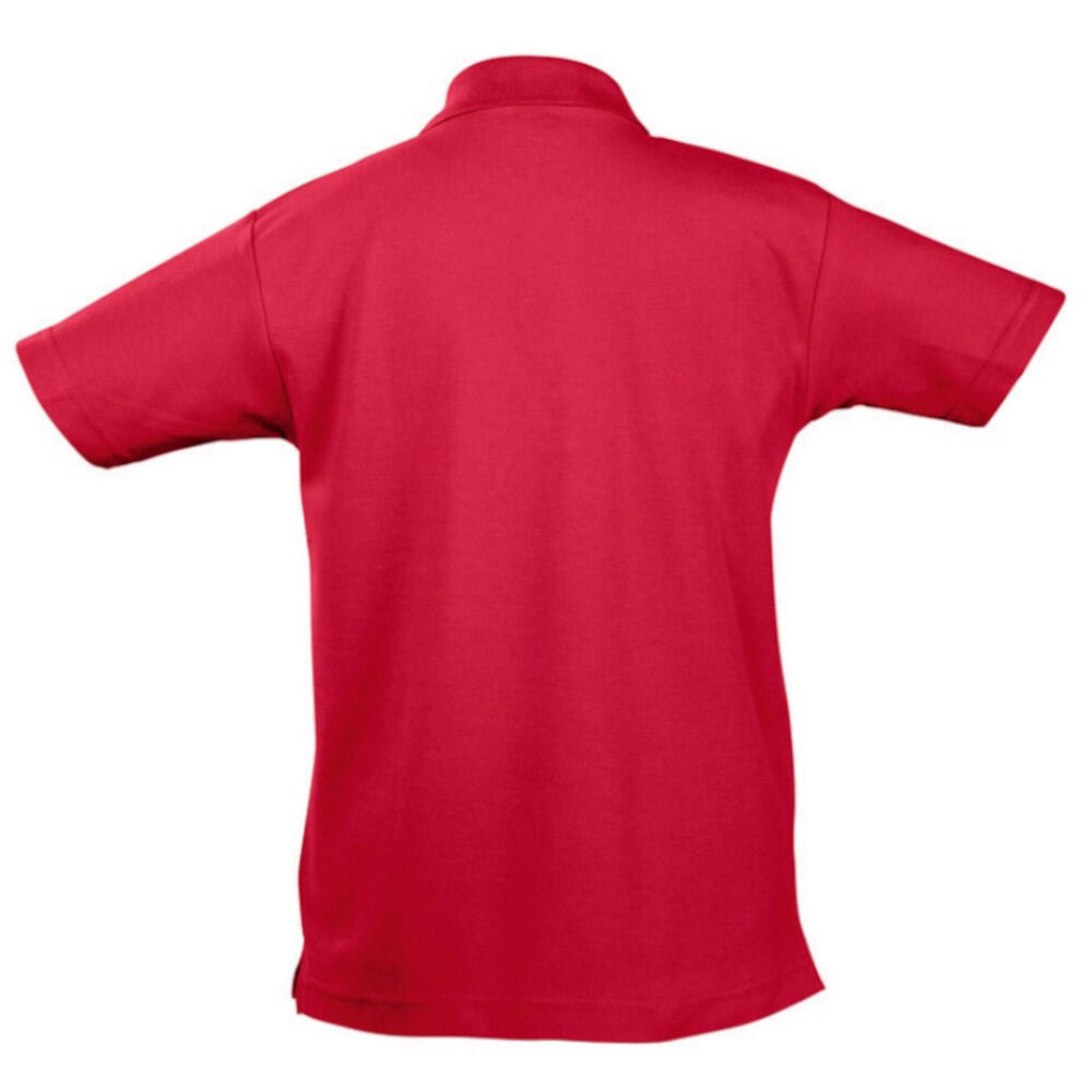 Polo Shirt Summer II Kinder Rot 3/4