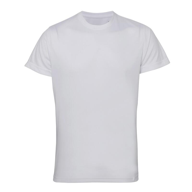 Tri Dri Tshirt de fitness à manches courtes Homme (Blanc)