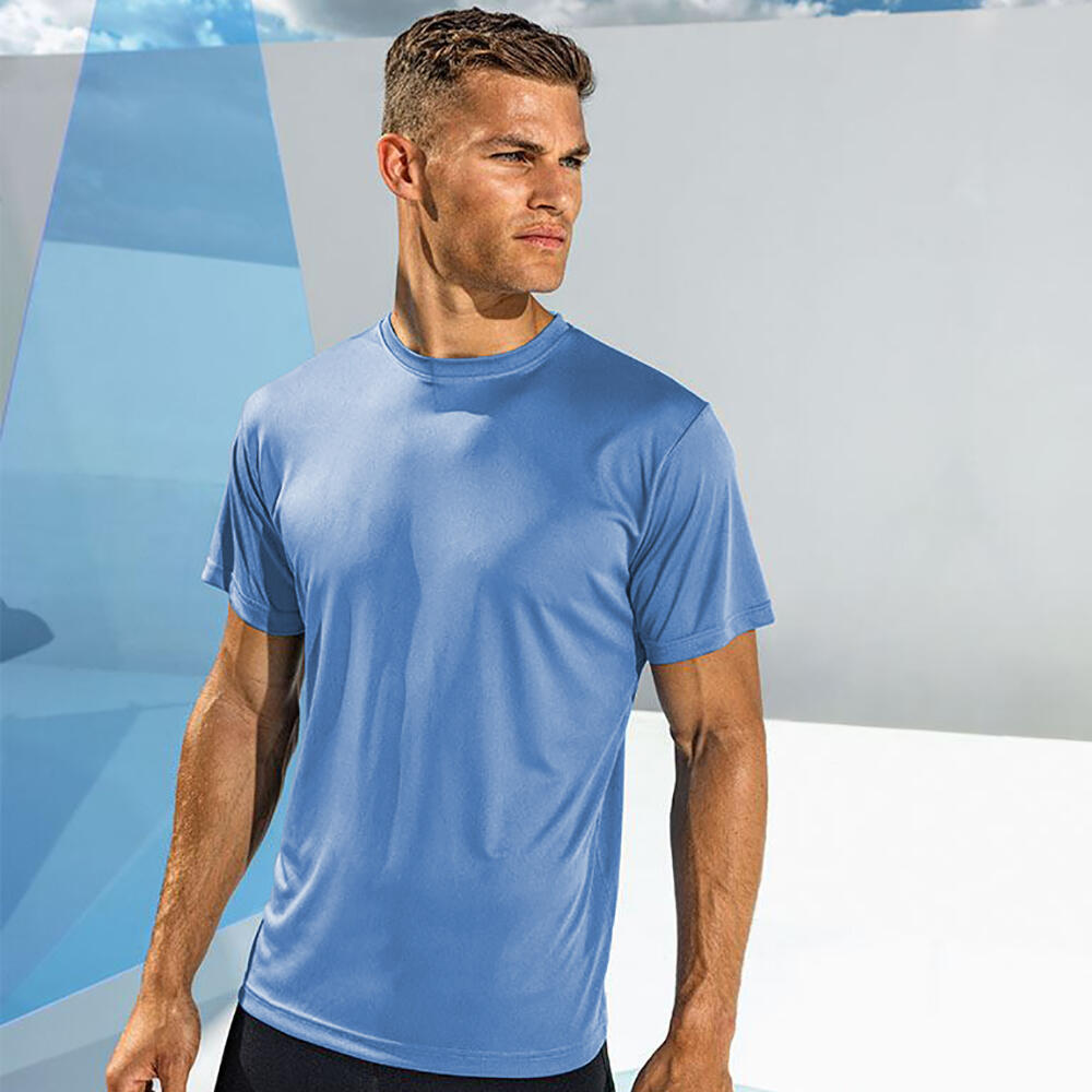 Tri Dri Fitness TShirt, kurzärmlig Herren Kornblume 2/2