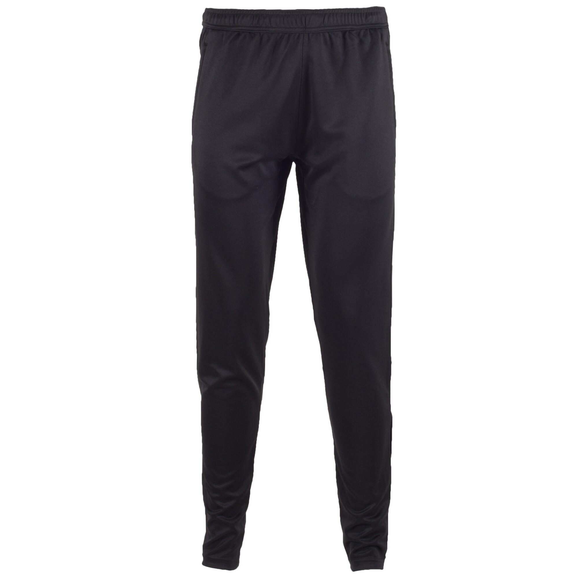 TOMBO TEAMSPORT Mens Slim Leg Training Pants/Trousers (Black)