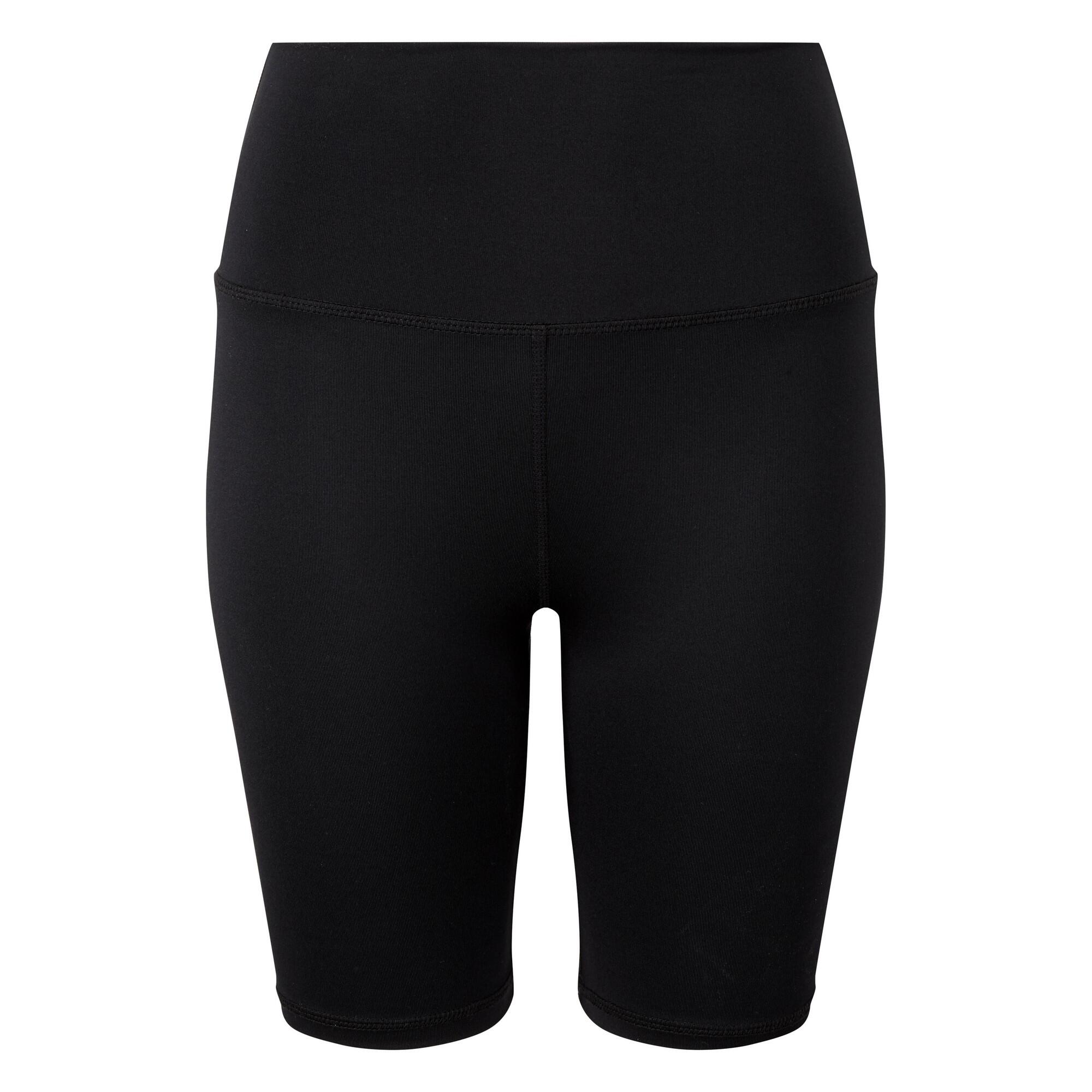 TRIDRI Womens/Ladies Legging Shorts (Black)