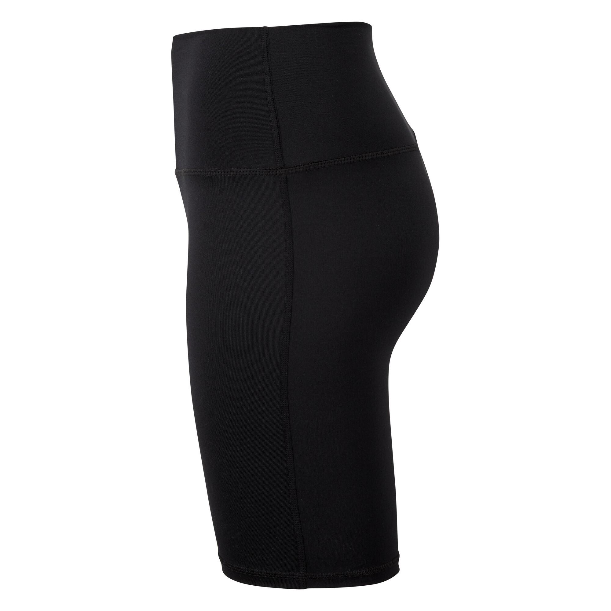 Womens/Ladies Legging Shorts (Black) 3/3