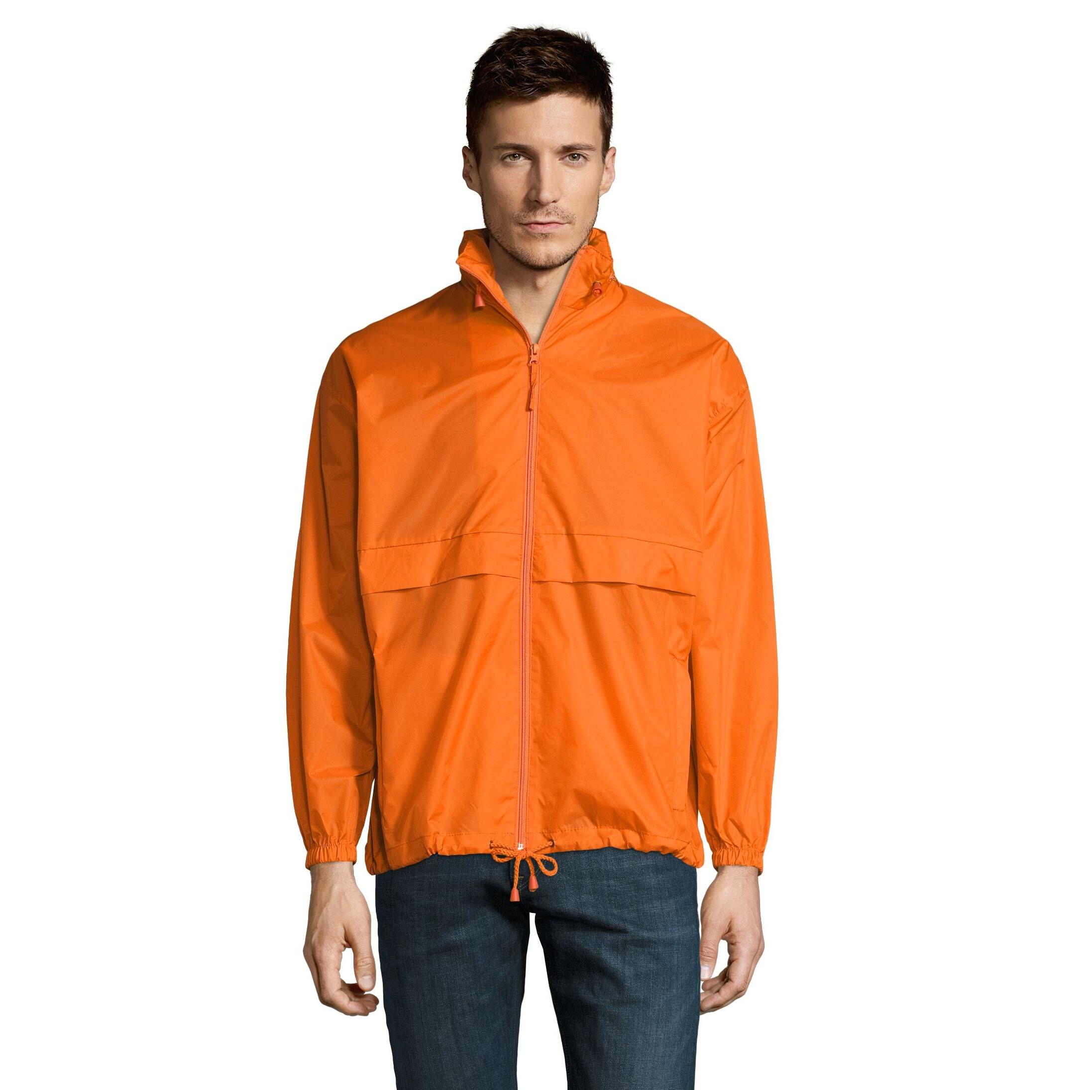 Veste Coupevent SURF Unisexe (Orange) 3/6