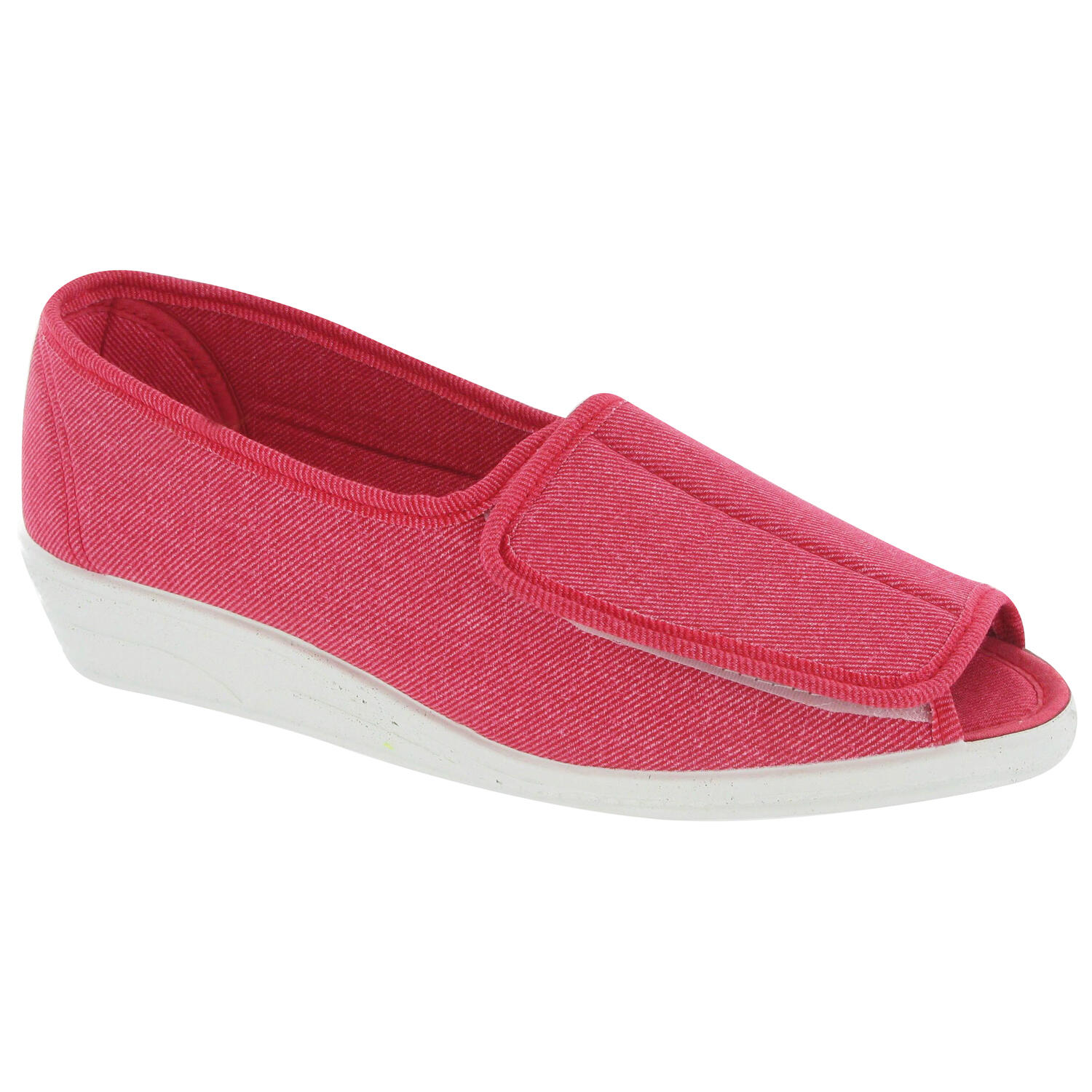 MIRAK Quimper Canvas Sandal / Womens Sandals (RED)