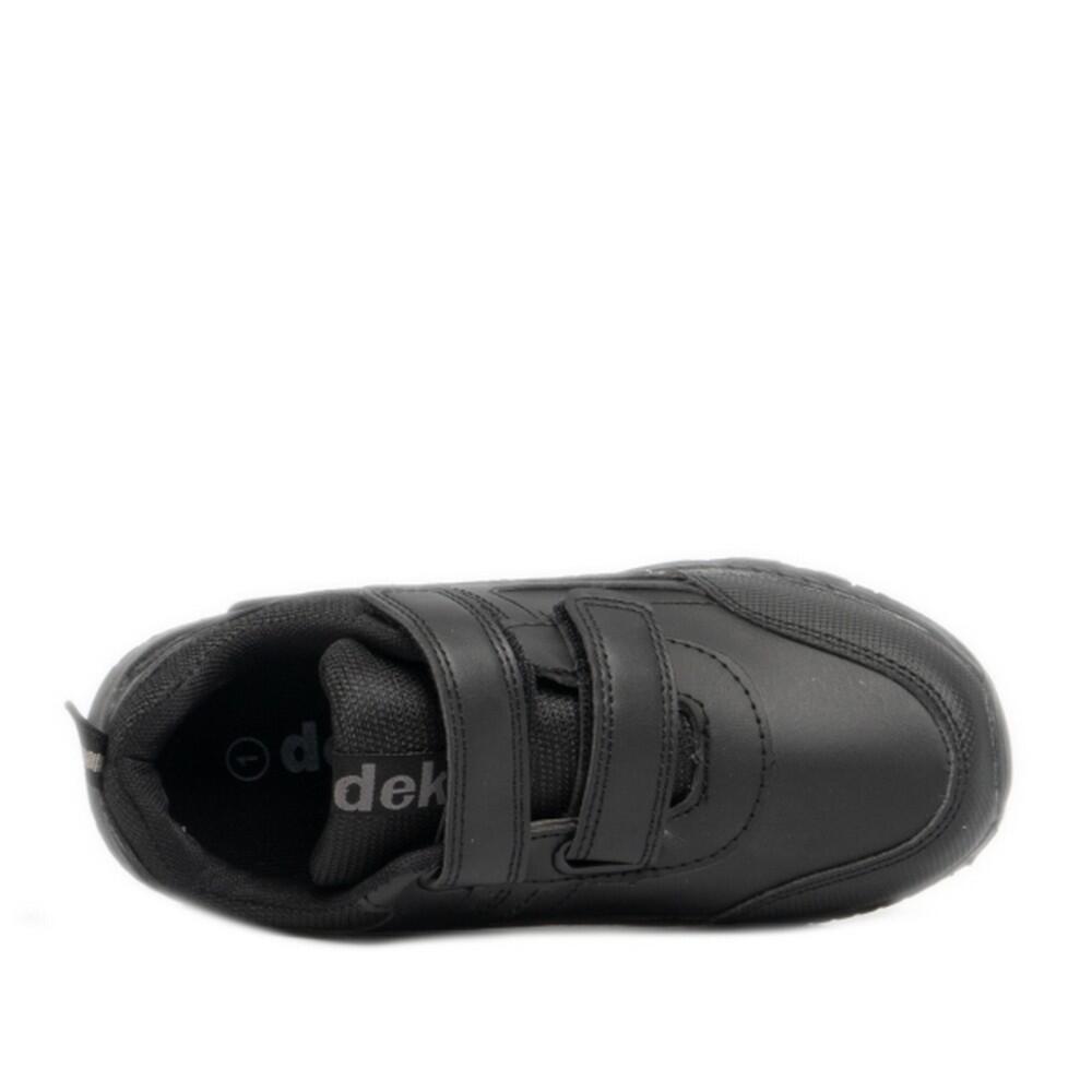 Boys Felix Touch Fastening Trainers (Black) 3/5
