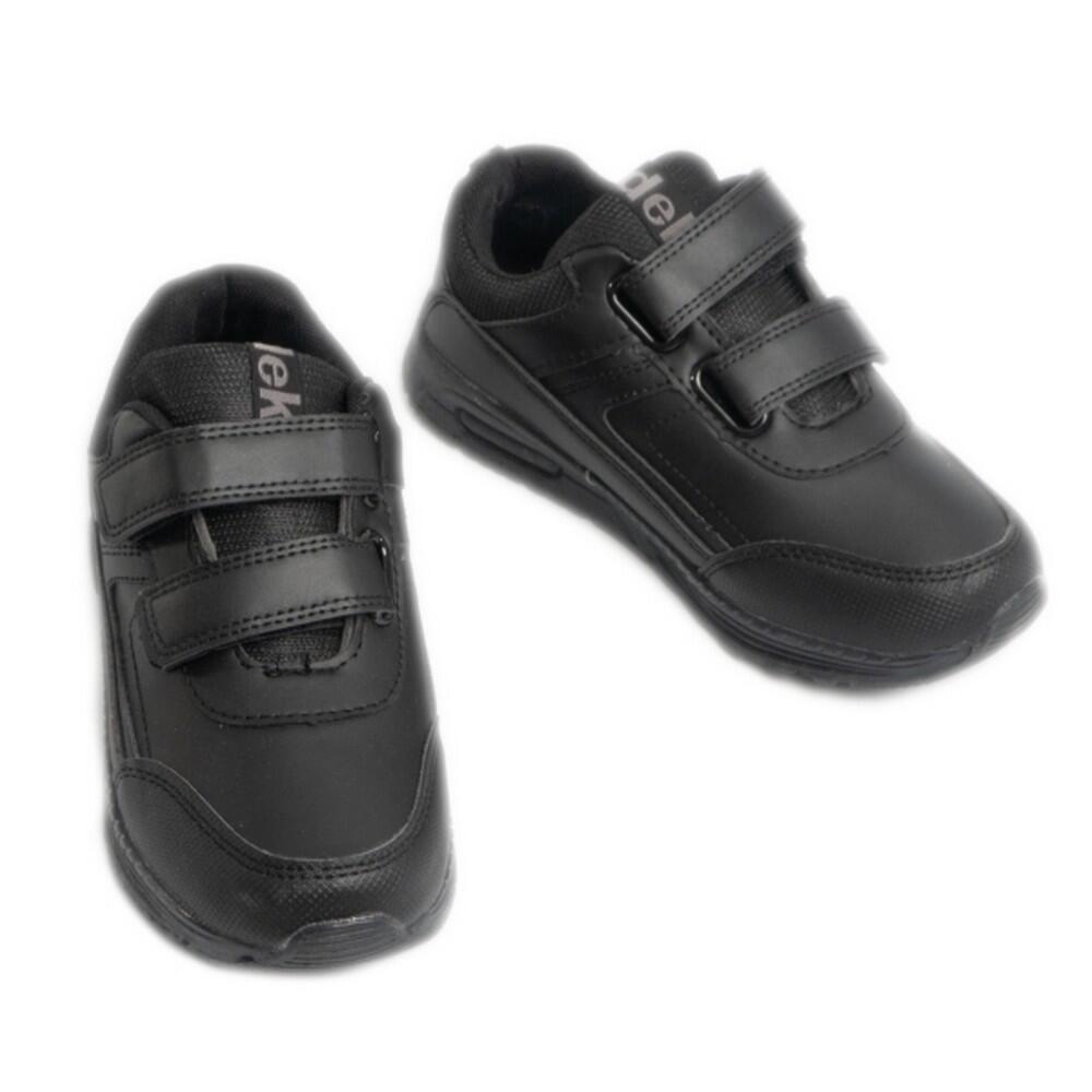 Boys Felix Touch Fastening Trainers (Black) 5/5