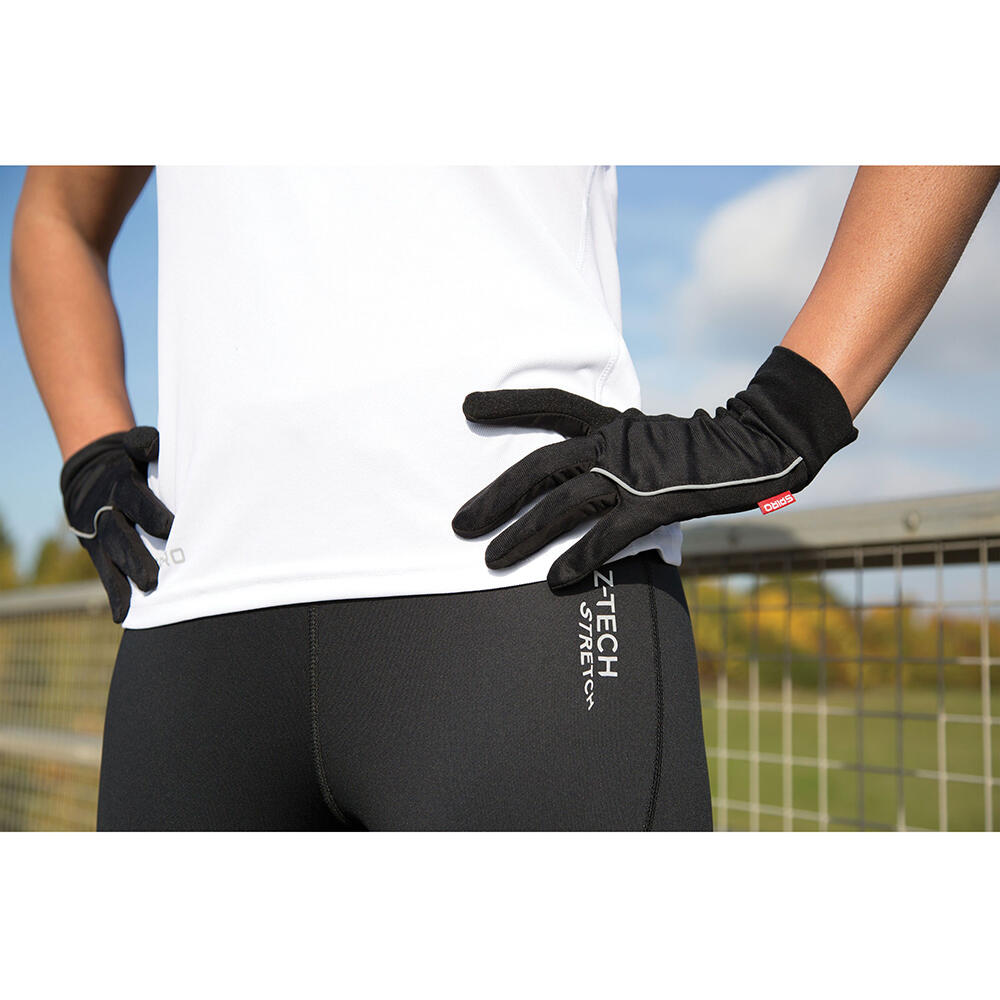 Gants De Running Adulte Unisexe (Noir) 3/3