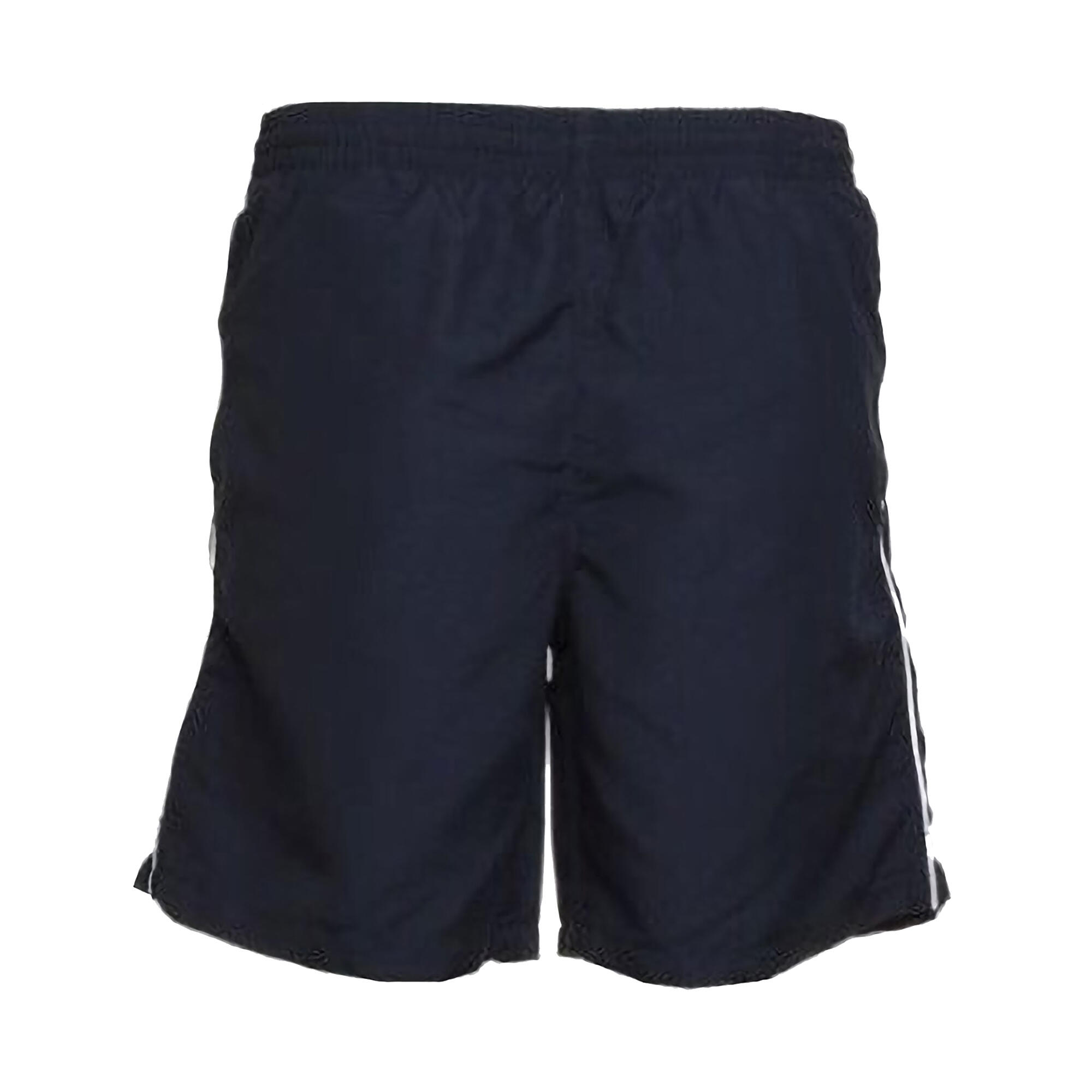 GAMEGEAR ® Track Sports Shorts / Mens Sportswear (Navy/White)