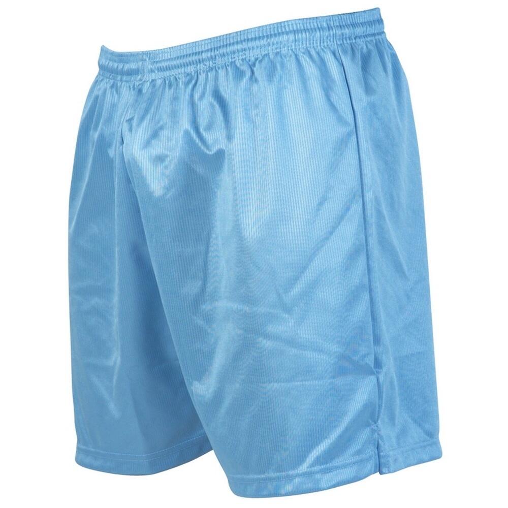 PRECISION Pantaloncini Da Calcio Micro Strisce Adulto Unisex Precision Azzurro Cielo