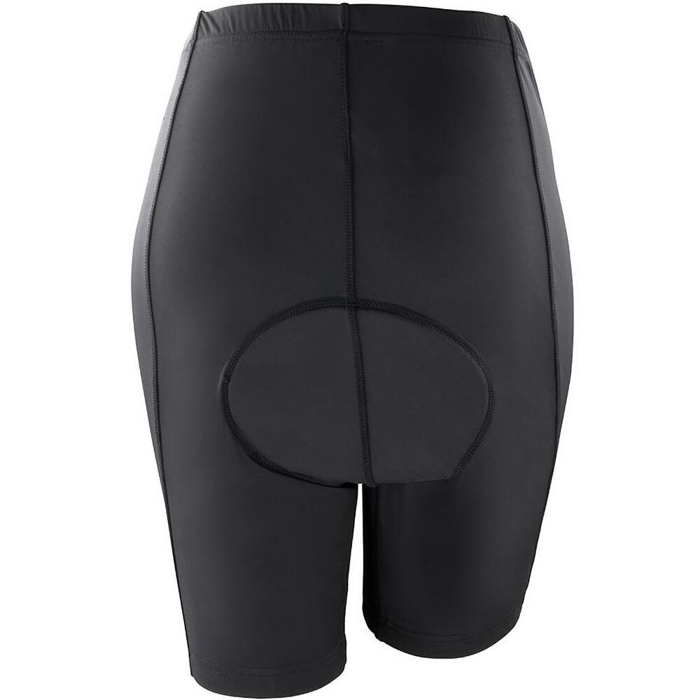 Pantaloncini Da Ciclista Donna Spiro Nero 3/4