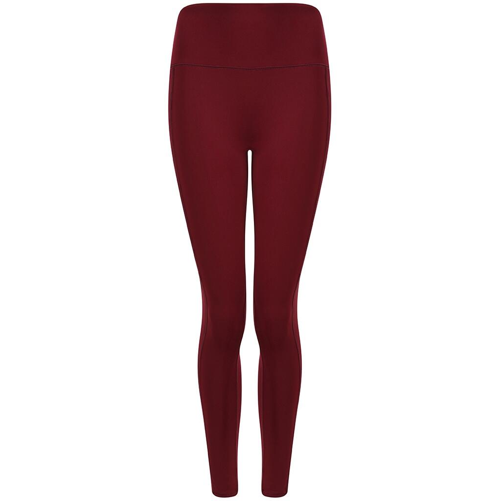 TOMBO Womens/Ladies Core Pocket Leggings (Burgundy)