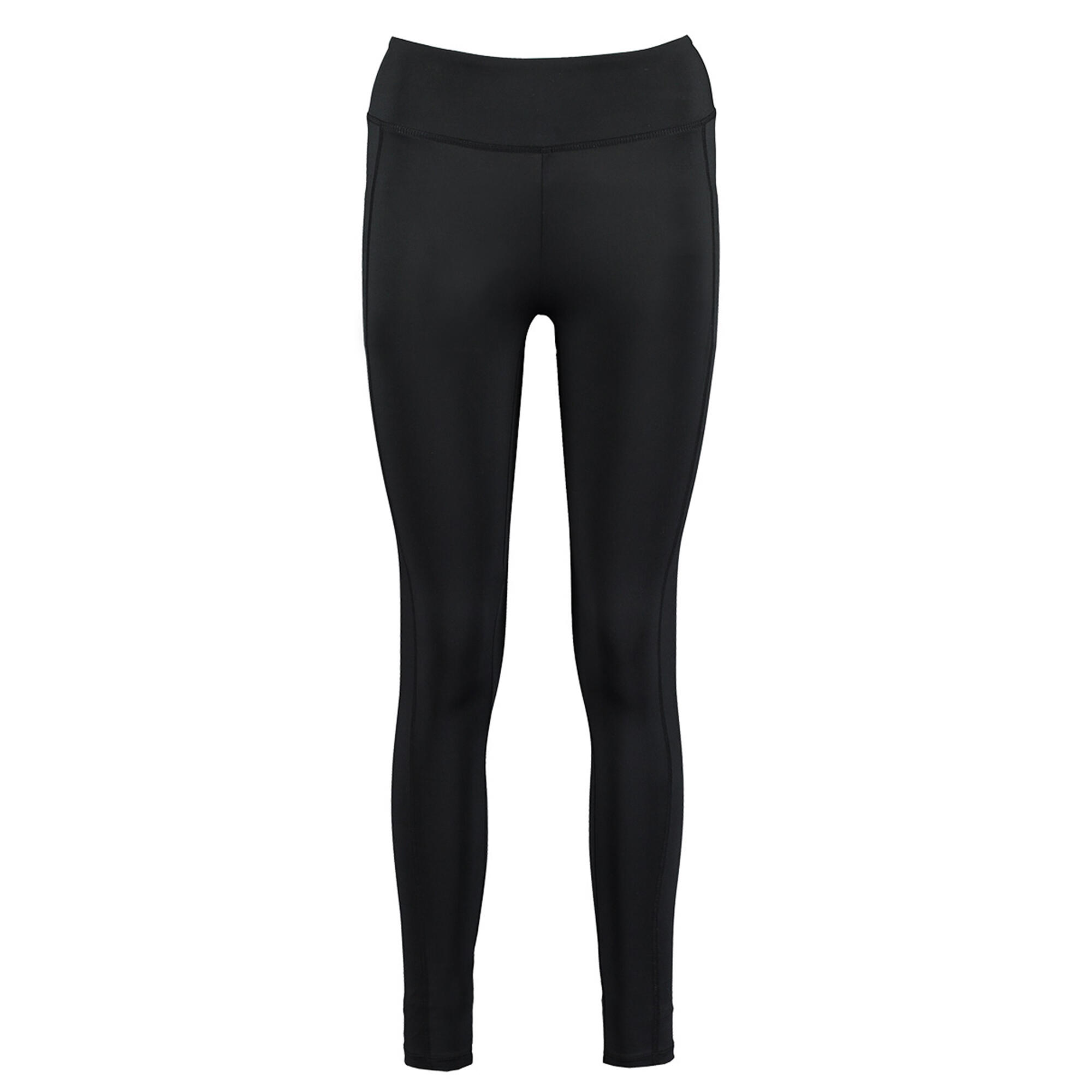 Womens/Ladies Full Length Sports Leggings (Black) 1/3