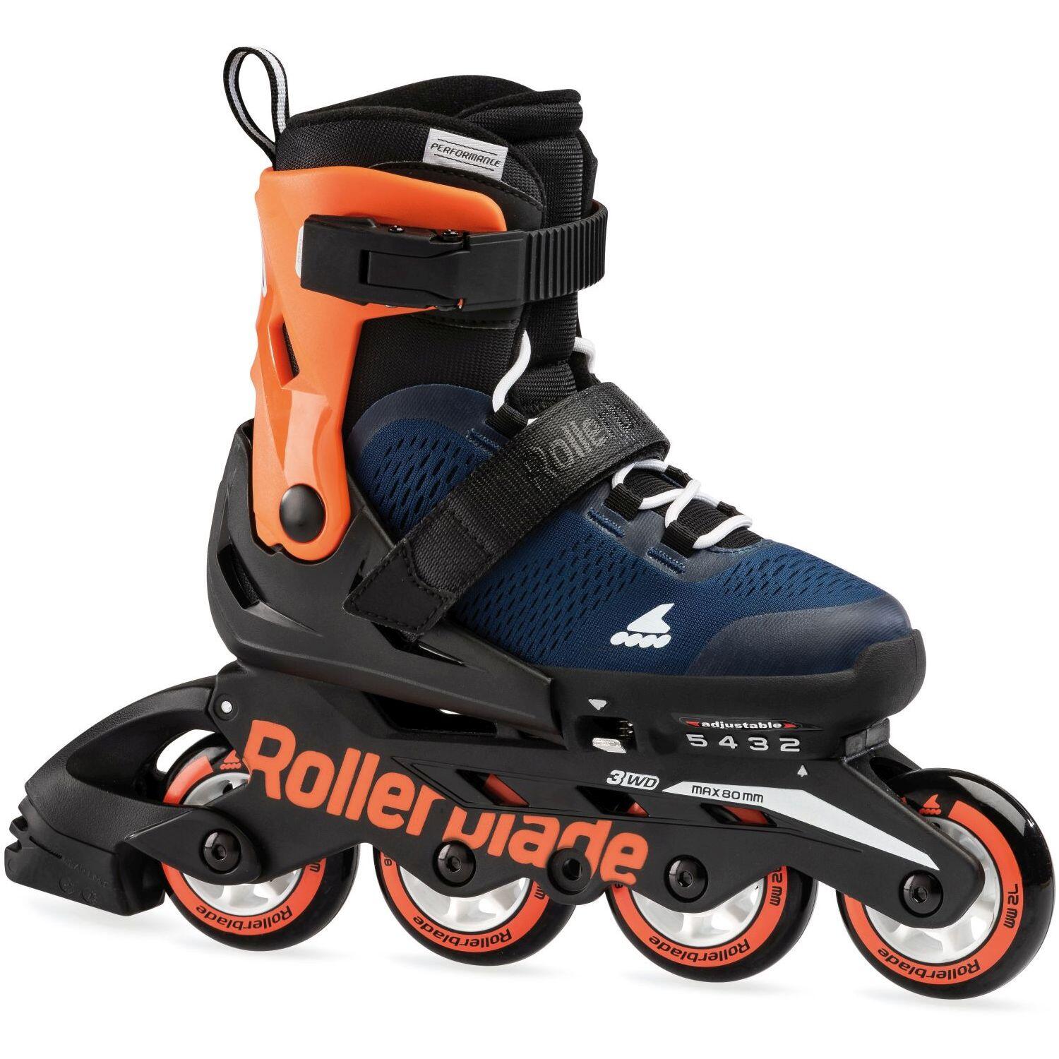 ROLLERBLADE Microblade Kids Fitness Inline Skate - Blue/Orange