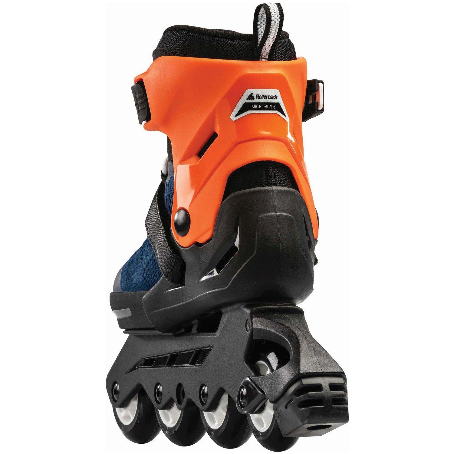 Microblade Kids Fitness Inline Skate - Blue/Orange 5/5