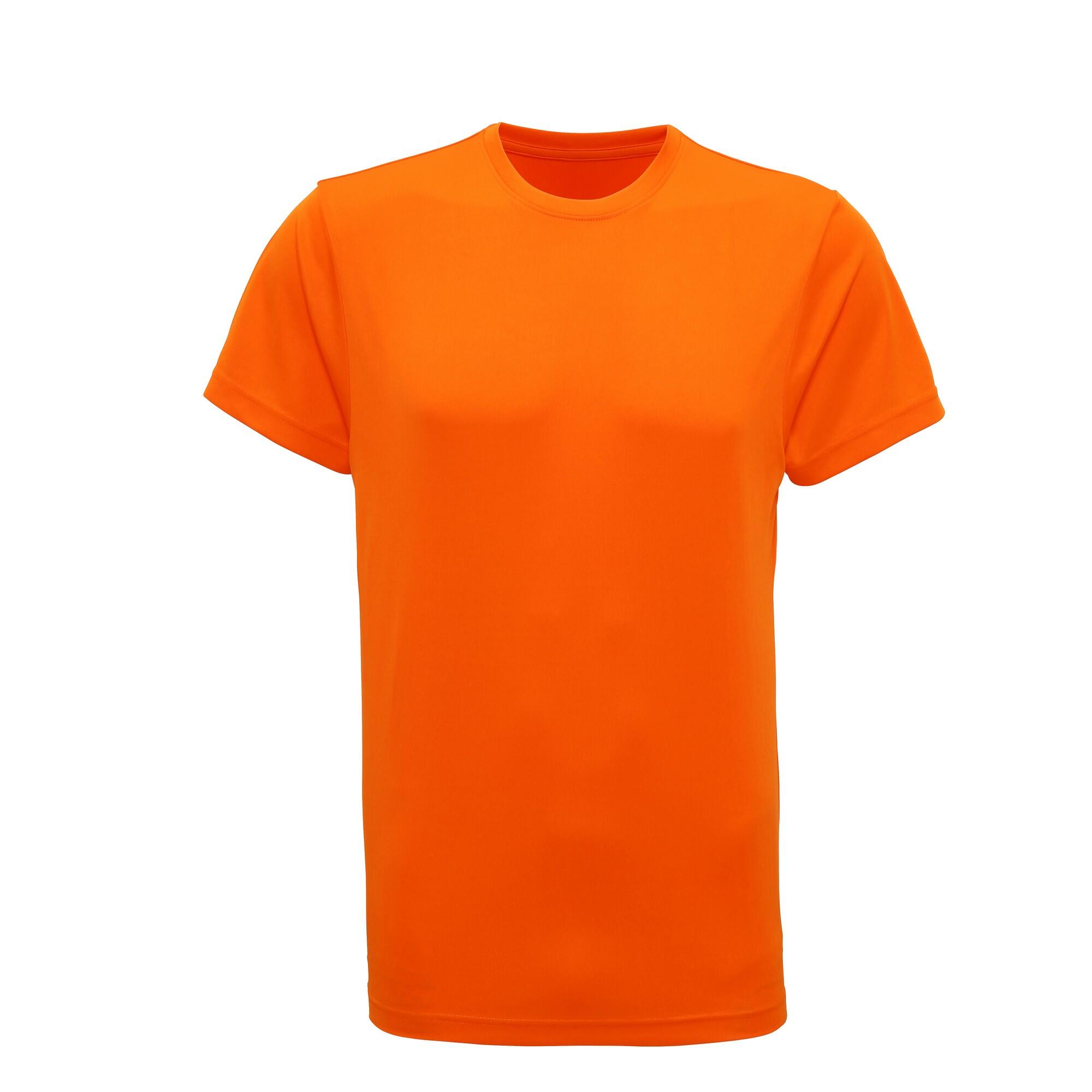 Tri Dri Men's short-sleeved fitness shirt (Orange)