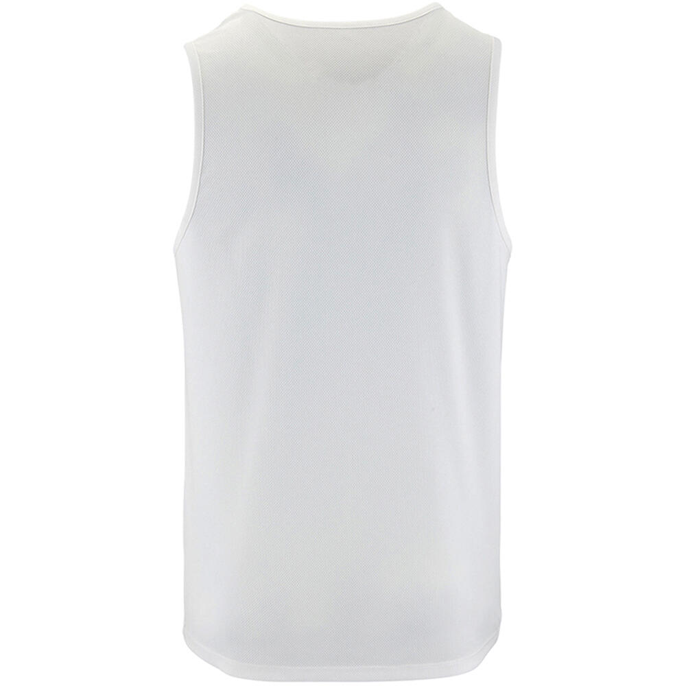 Mens Performance Tank Top (White) 2/4