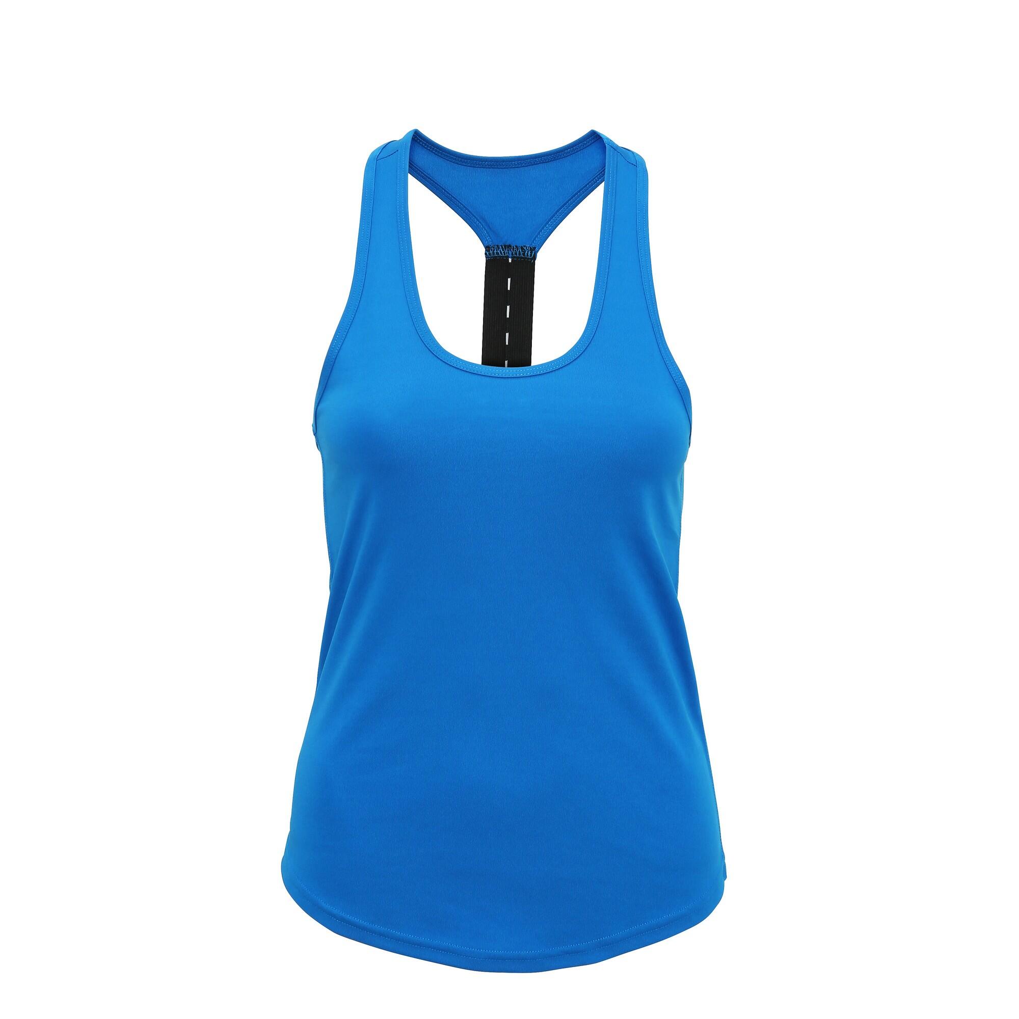 TRIDRI Tri Dri Womens/Ladies Performance Strap Back Vest (Sapphire)