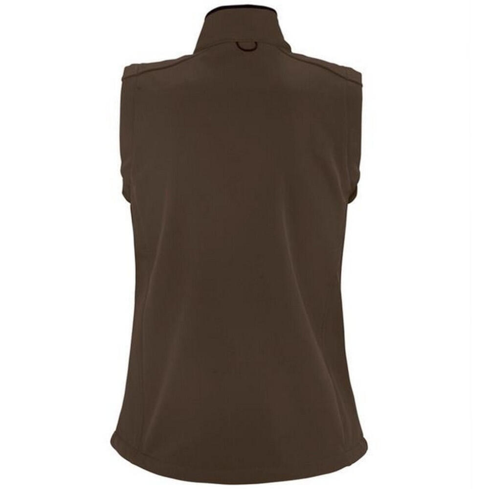 Rallye Giacca Softshell Senza Maniche Donna SOLS Marrone 3/6