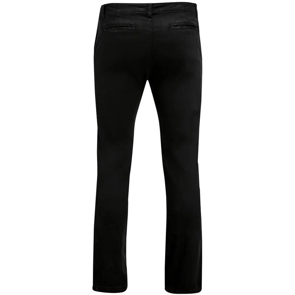 Mens Jules Chino Trousers (Black) 2/4