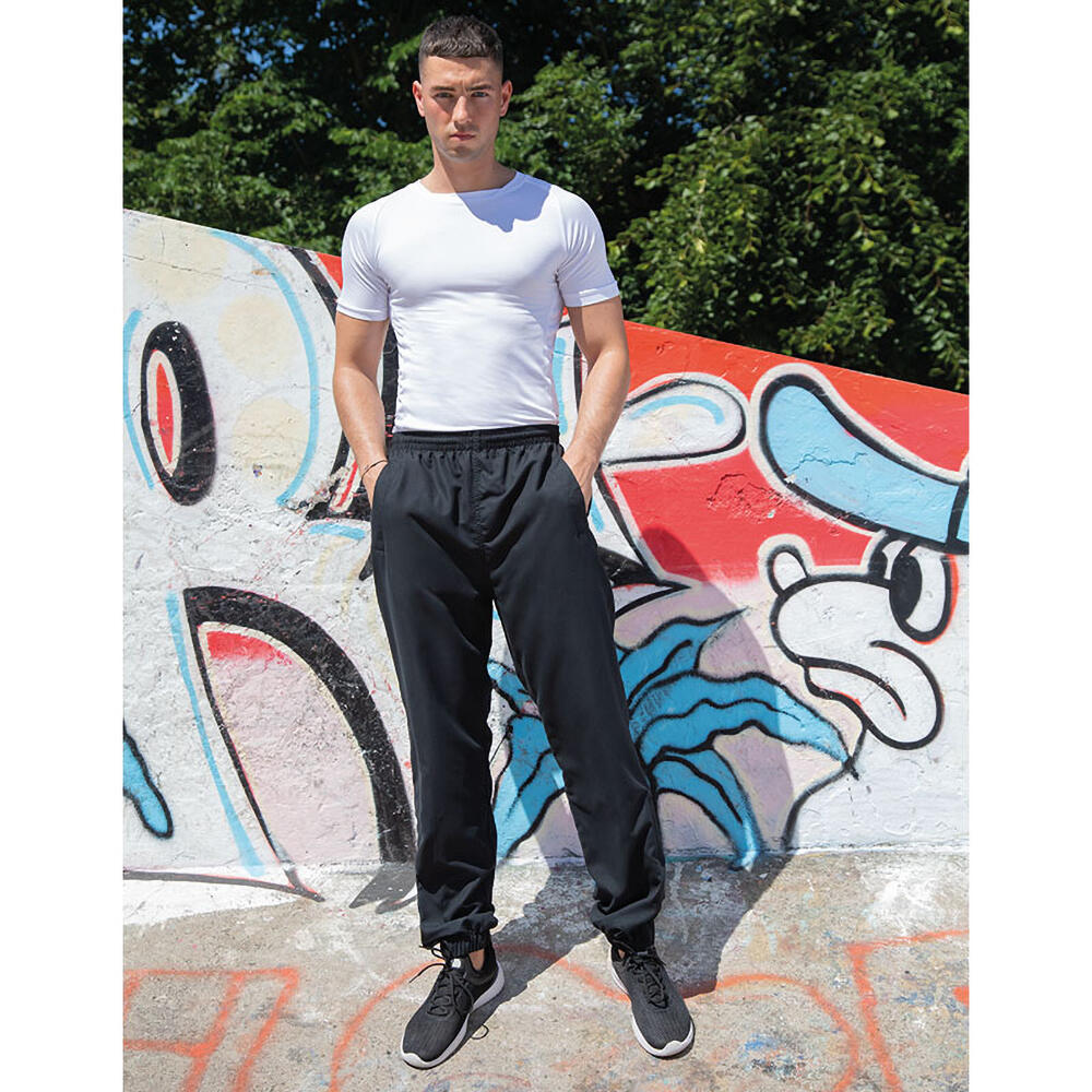 Tombo Pantalon De Jogging Hommes (Noir) 4/4