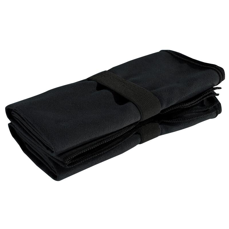 Tri Dri Serviette de fitness en microfibre (Noir)