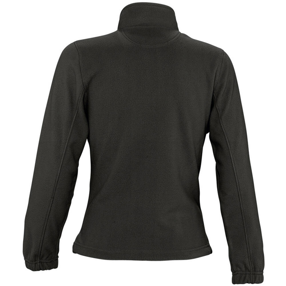 Womens/Ladies North Full Zip Fleece Jacket (Black) 2/5