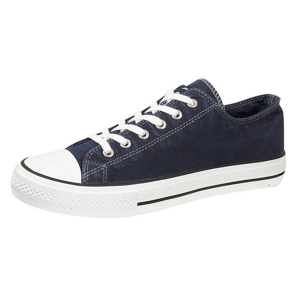 DEK Mens Canvas Plimsolls (Navy)