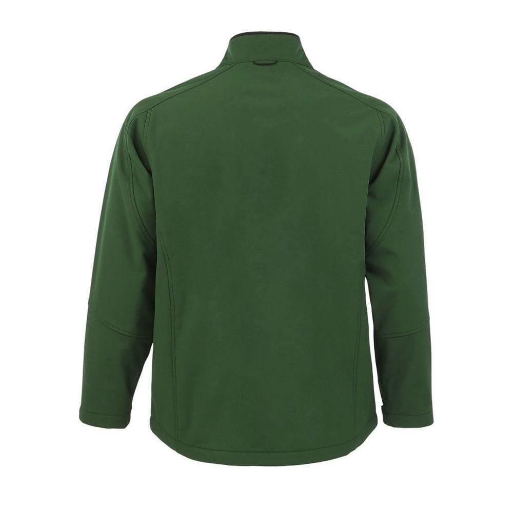 Giacca Softshell Uomo SOLS Relax Verde Bottiglia 2/4