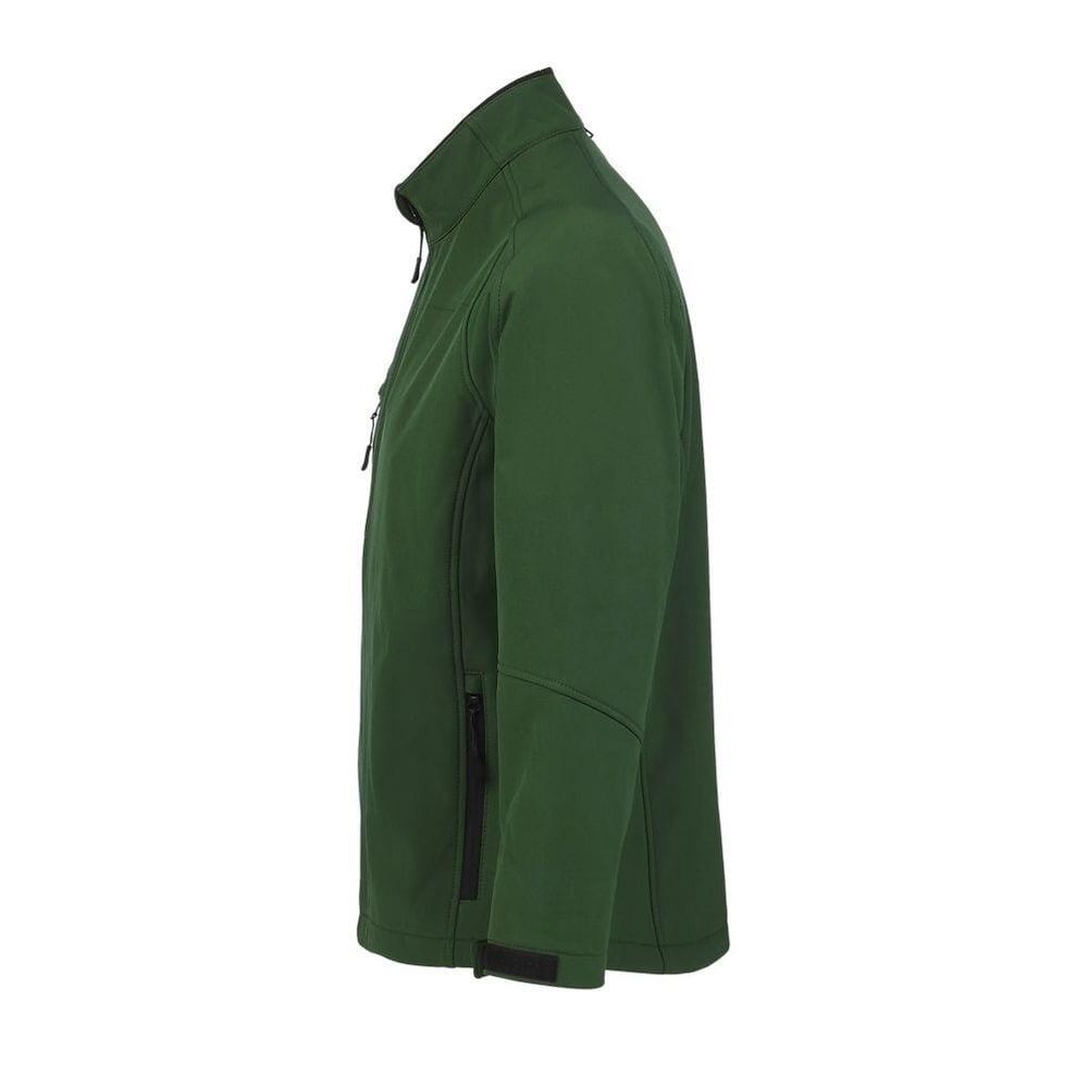 Giacca Softshell Uomo SOLS Relax Verde Bottiglia 3/4