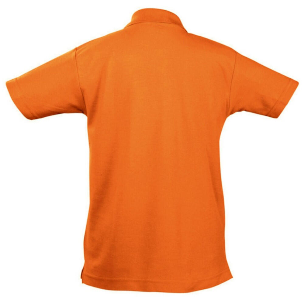 Polo Shirt Summer II Kinder Orange 3/5