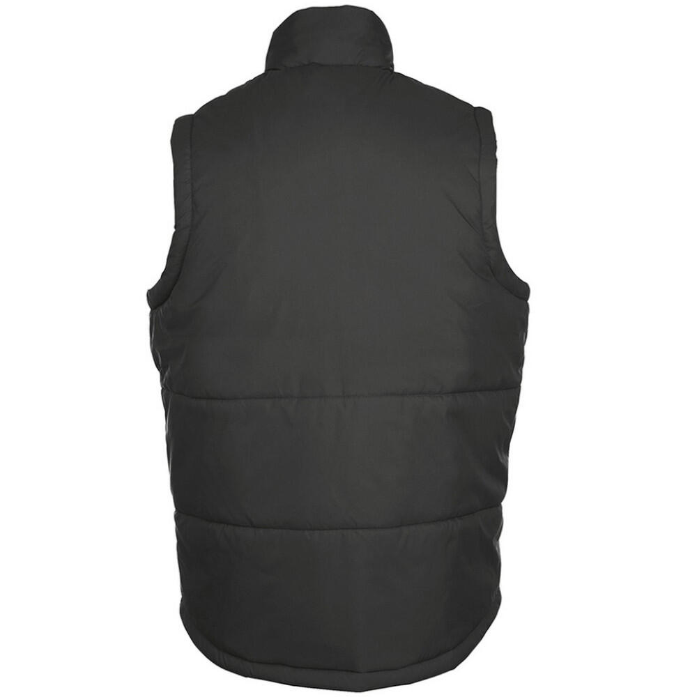 Warm Unisex Padded Bodywarmer Jacket (Charcoal) 2/3