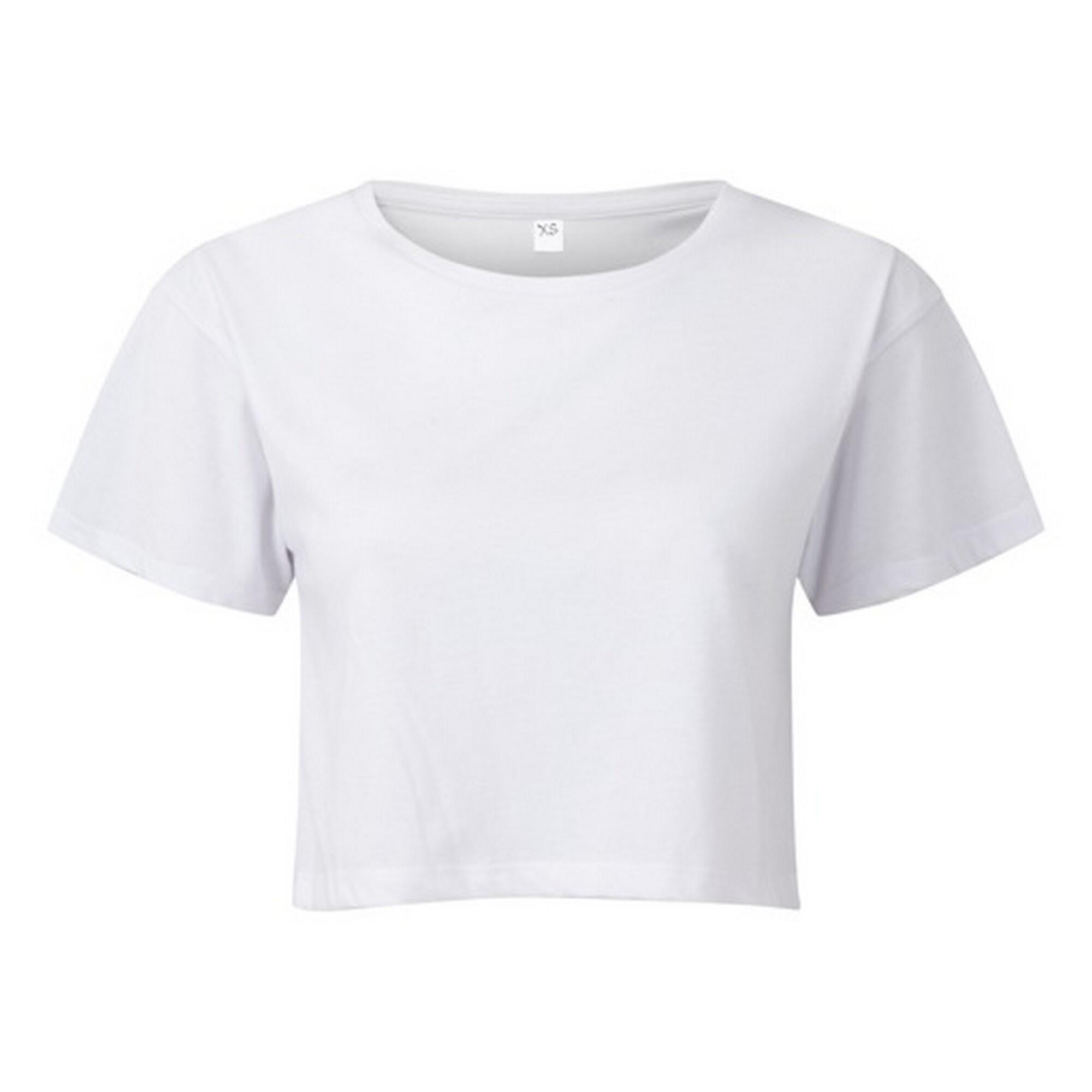 TRIDRI Womens/Ladies Crop Top (White)