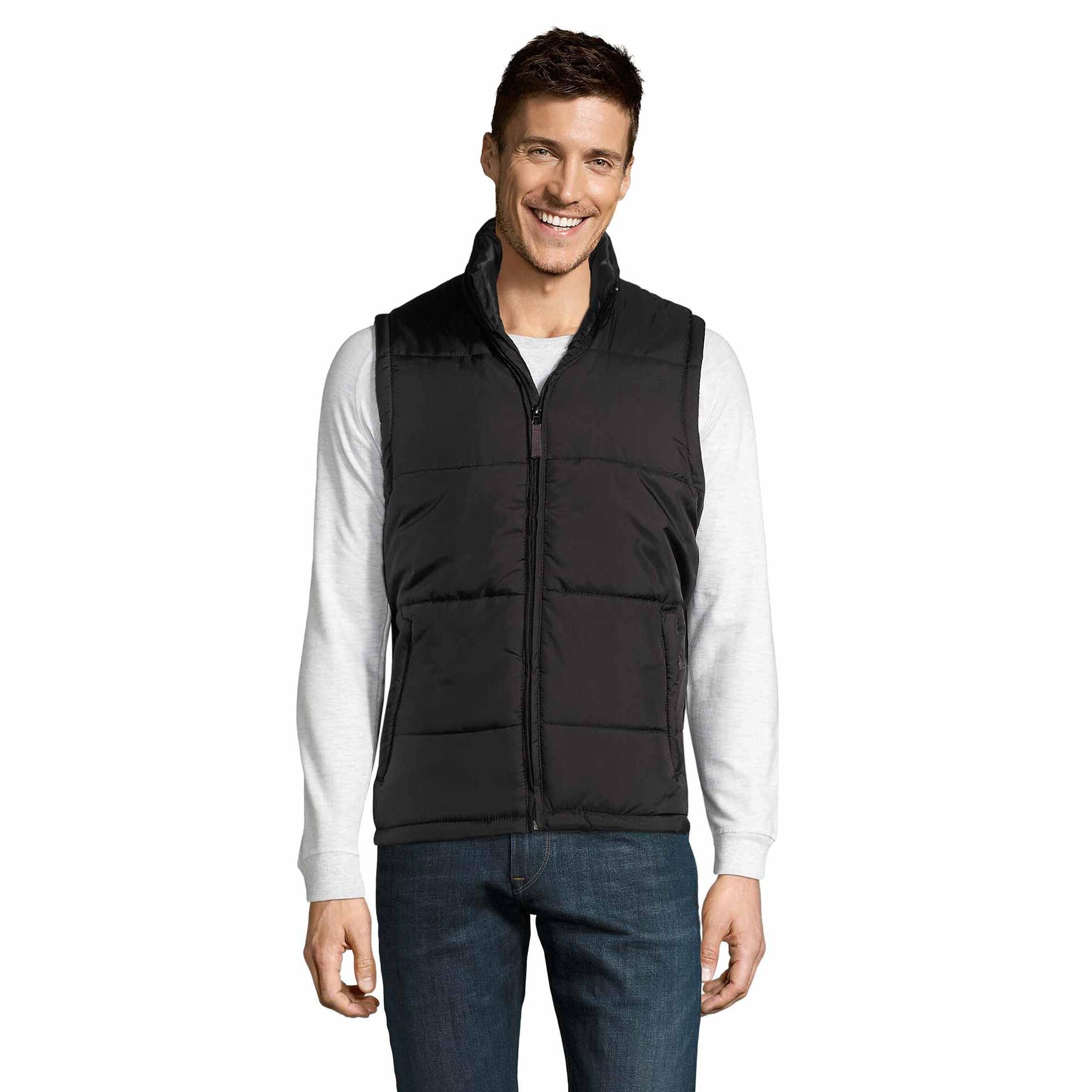 SOL'S Warm Unisex Padded Bodywarmer Jacket (Black)