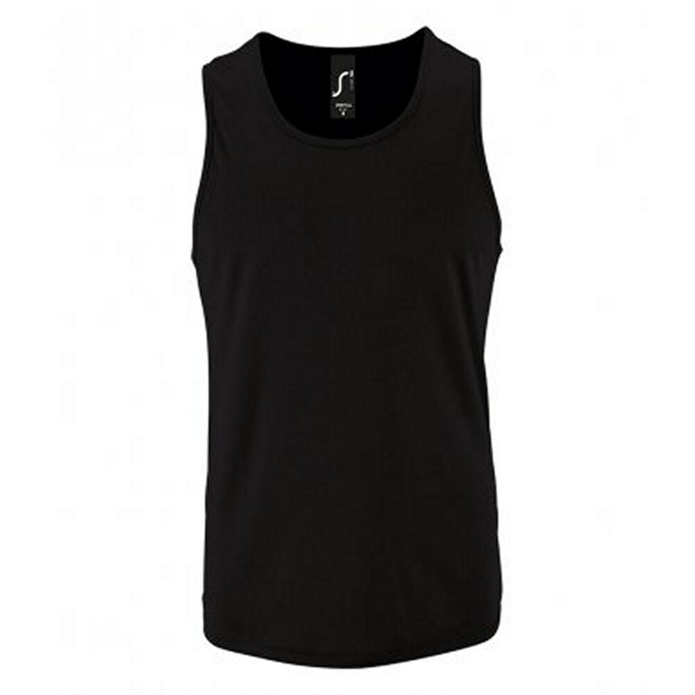 SOL'S Mens Performance Tank Top (Black)