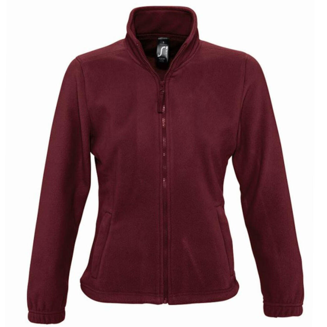 SOL'S Womens/Ladies North Full Zip Fleece Jacket (Burgundy)