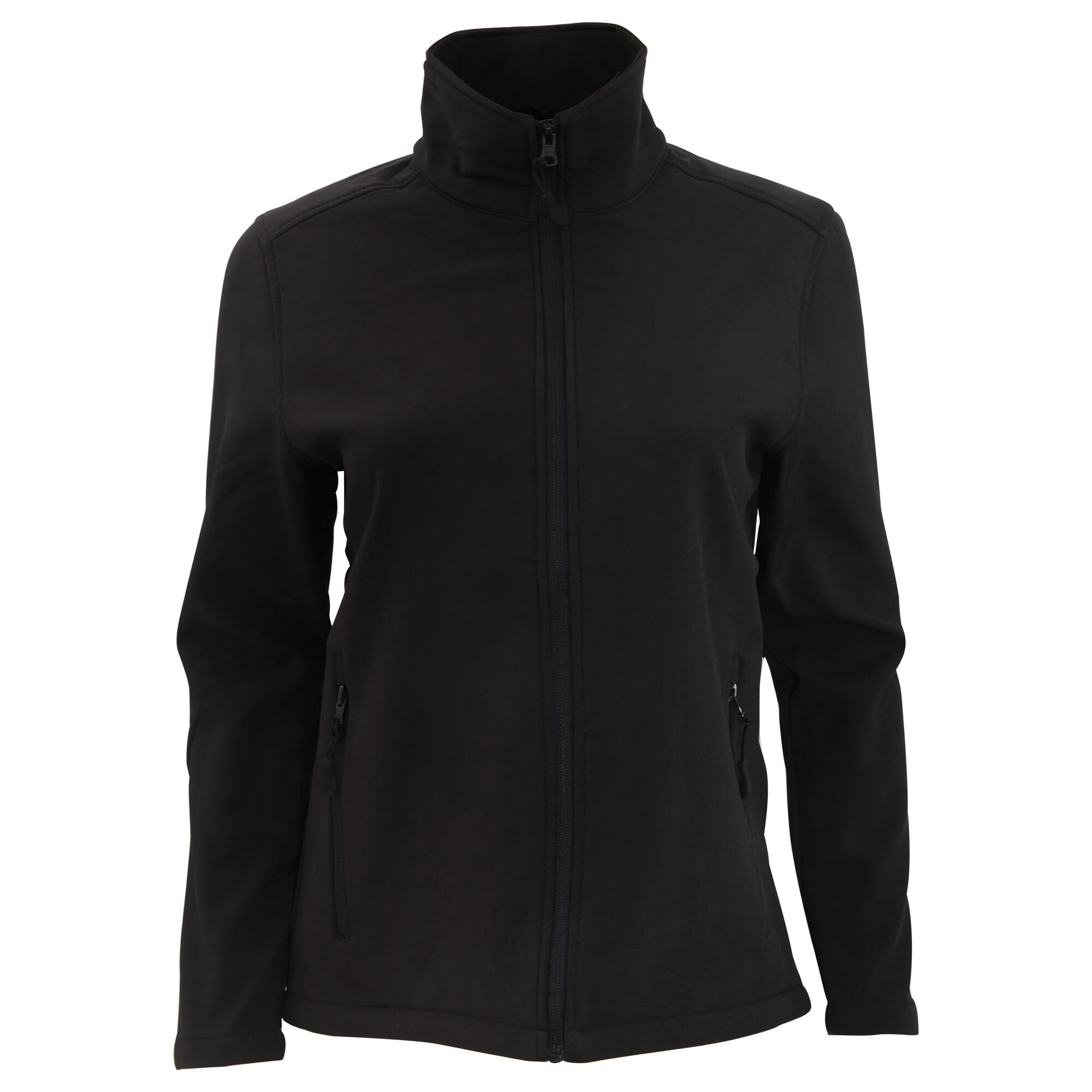 Race Giacca Idrorepellente In Tessuto Softshell Donna SOLS Nero 3/4