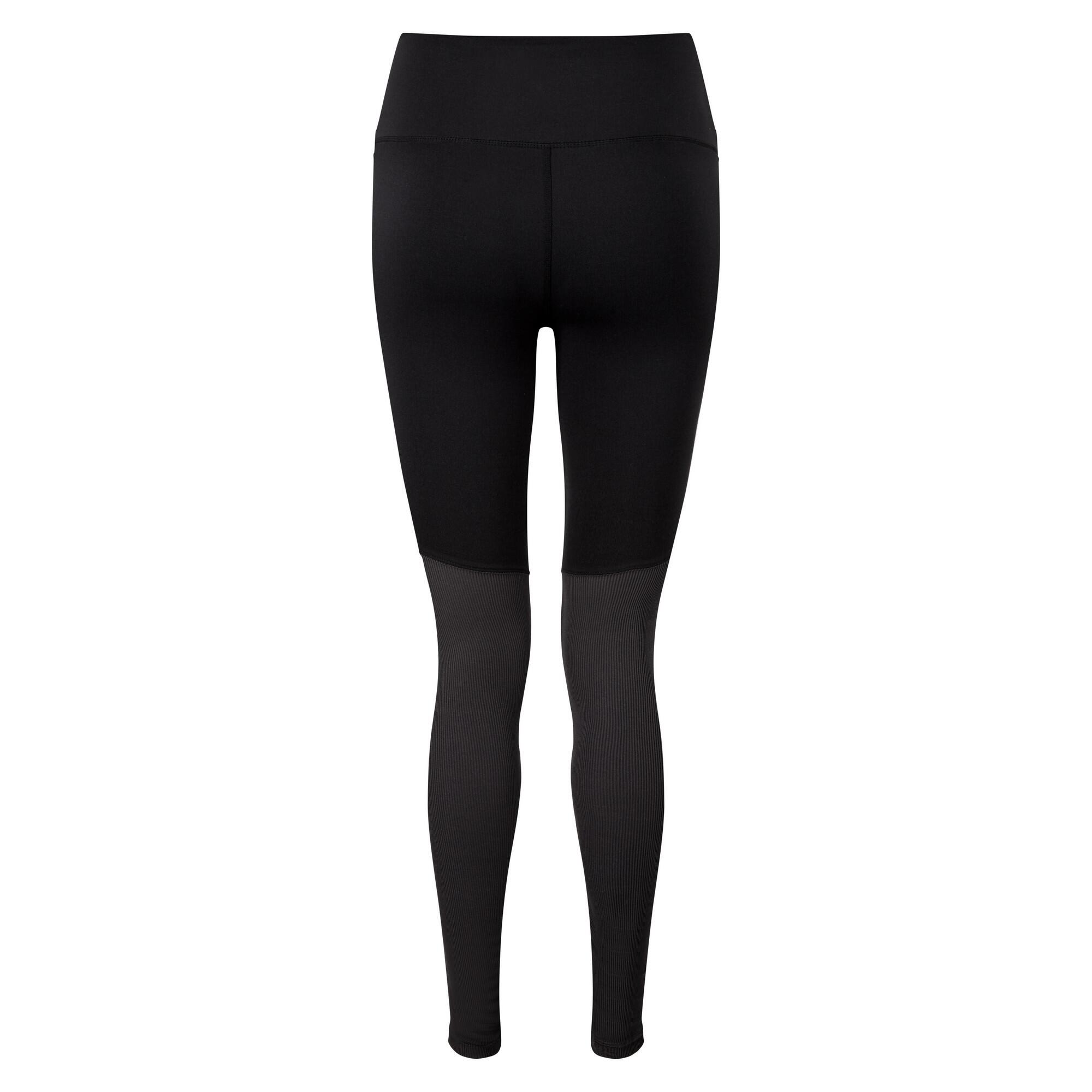 Pantacollant Contrasto Donna TriDri Nero Carbone 2/3
