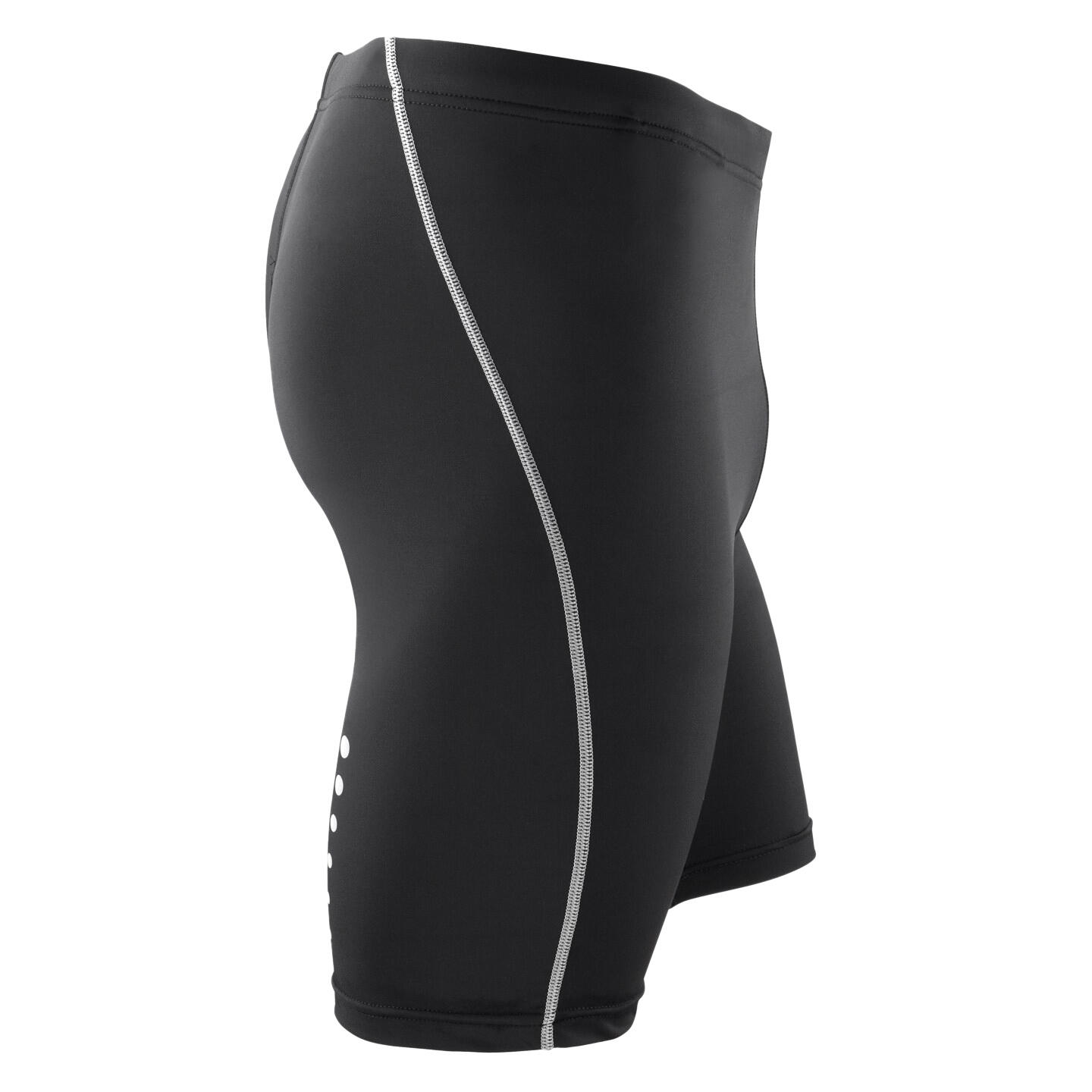 Mens Bodyfit Performance Base Layer Sports Shorts (Black) 4/4