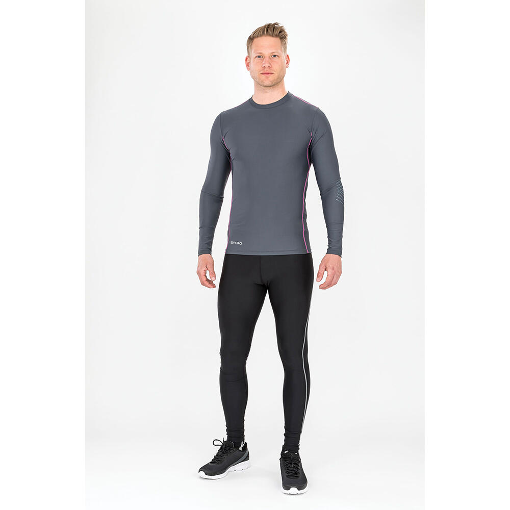 Leggins Sportivi Uomo Spiro Nero 4/4