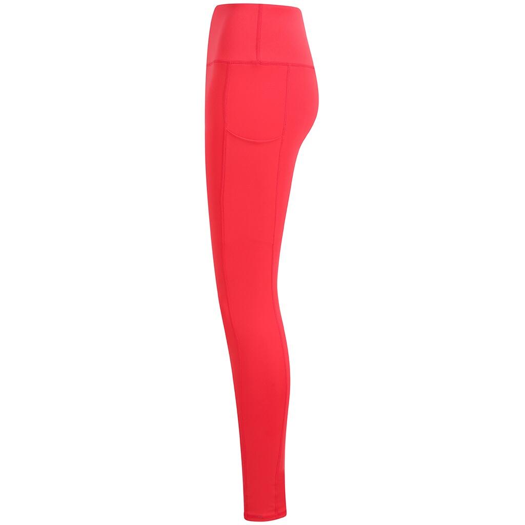 Womens/Ladies Core Pocket Leggings (Coral) 3/3
