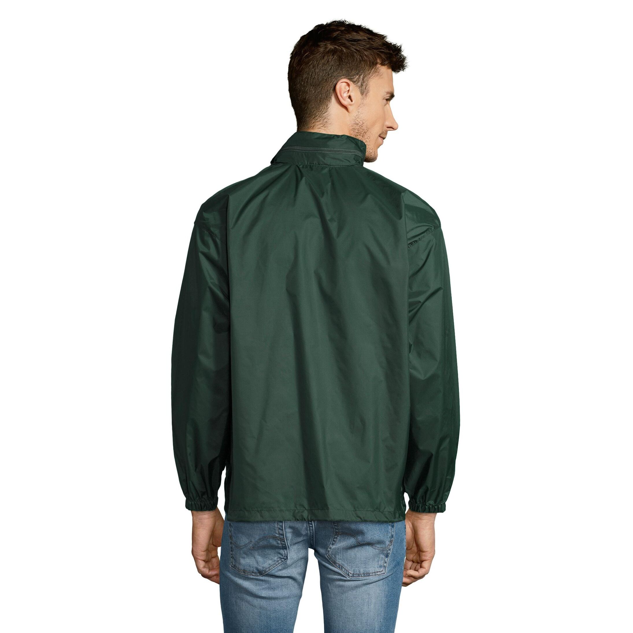 Veste Coupevent SURF Unisexe (Vert Foncé) 6/6