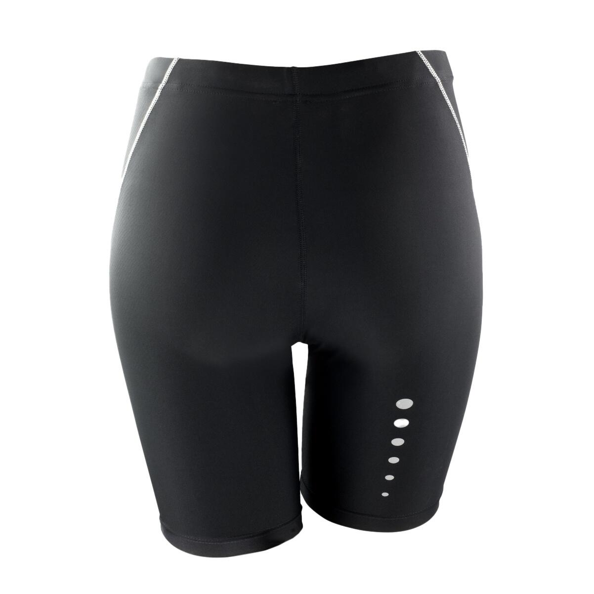 Mens Bodyfit Performance Base Layer Sports Shorts (Black) 2/4