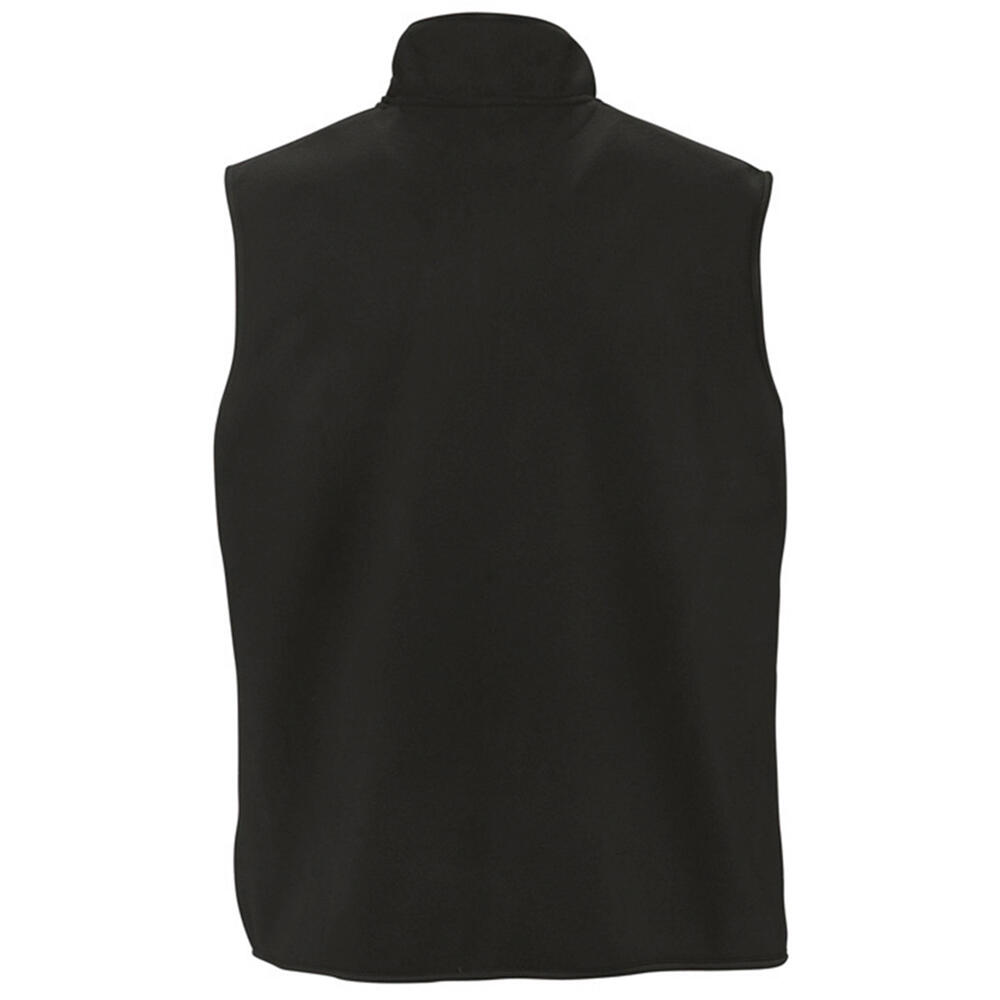 Norway Unisex AntiPill Fleece Bodywarmer / Gilet (Black) 2/3